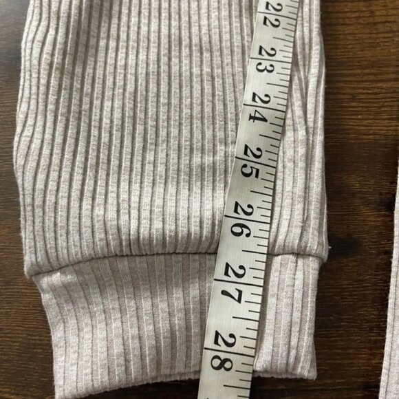 ALL Fenix grey ribbed high rise lounge joggers size small - Picture 10 of 12
